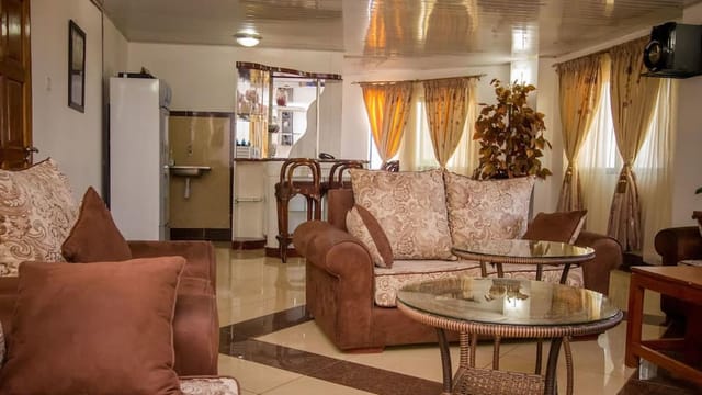 VIP lounge at Meru Paramount Hotel with elegant seating for meetings and networking.