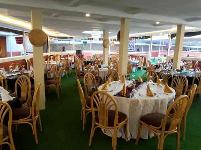 Elegant restaurant dining space in Golf Hotel Kakamega, perfect for corporate events.