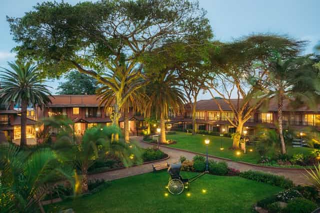 Tinga Tinga Gardens at Fairmont Norfolk, lush venue for outdoor events and receptions.