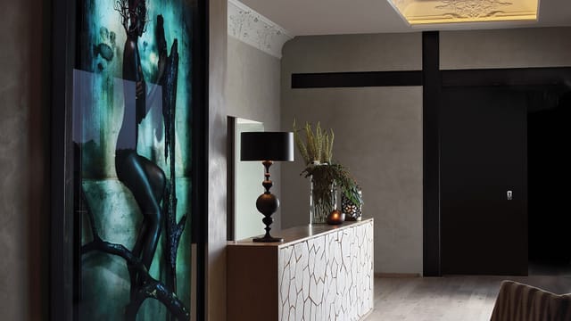 Stylish private dining space in Marble Restaurant, perfect for professional events and networking.