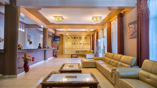 VIP Lounge at Kilimo Grand Resort, modern decor for relaxed networking and events.