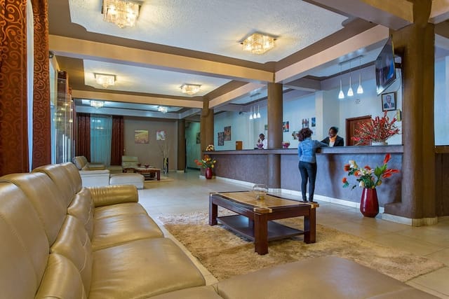VIP Lounge at Kilimo Grand Resort featuring inviting decor, perfect for business events.