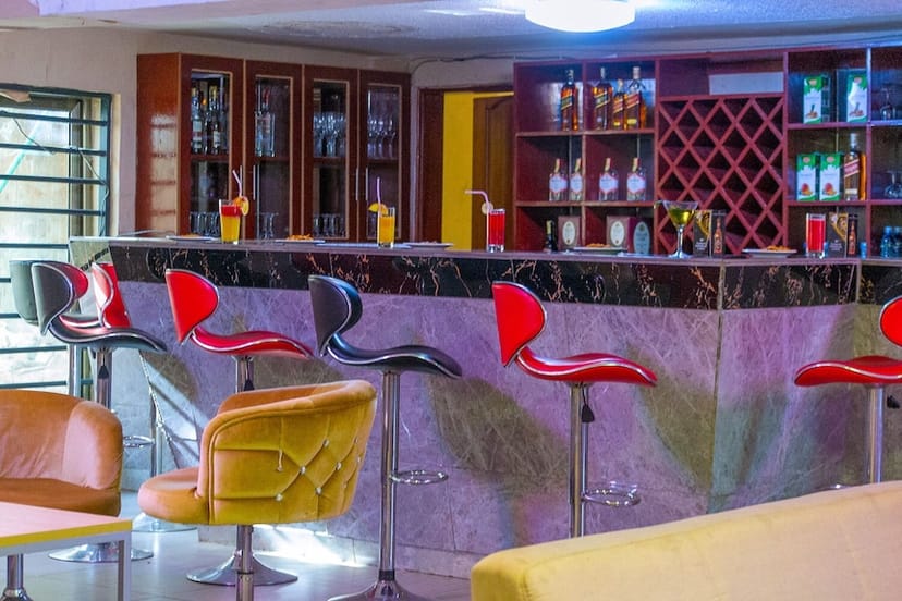 "Modern VIP Lounge bar at Kilimo Grand Resort for networking events and social gatherings."