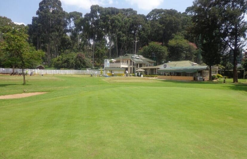 Clubhouse at Kenya Railway Golf Club, ideal for corporate retreats and team-building events.