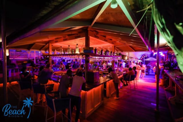 Vibrant function room at The Beach Rivonia, ideal for social gatherings and events