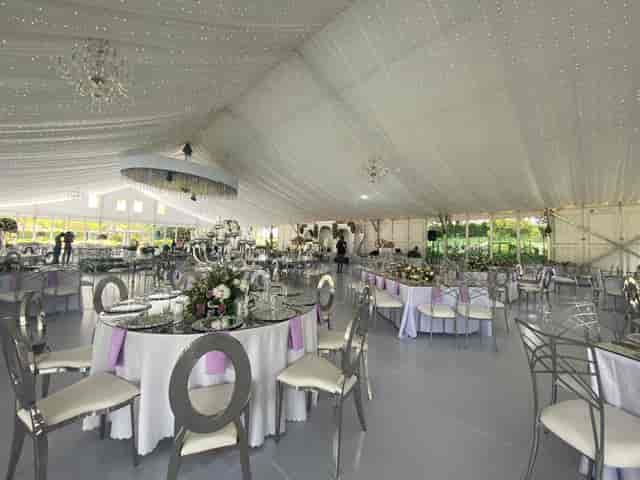 Elegant restaurant event space in Paradise Gardens for weddings and corporate gatherings.