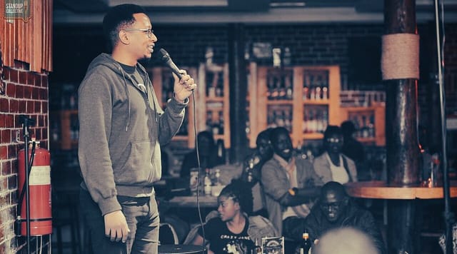 Lively stand-up comedy at Dopamine Stage, Nairobi - perfect for corporate events and mixers.