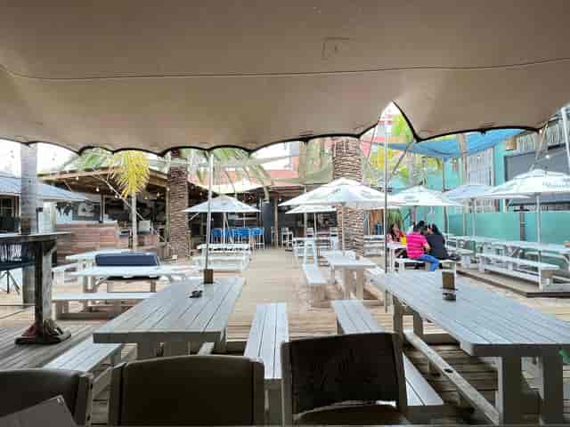 Outdoor event space at Restaurant in The Beach Rivonia, perfect for gatherings and networking.