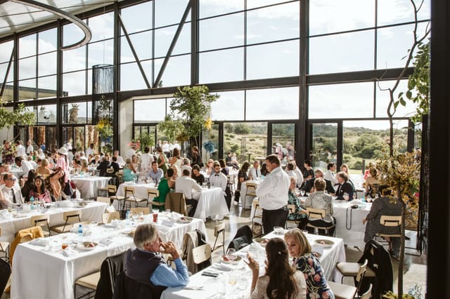 Elegant event space at Poortjie Venue for weddings and upscale gatherings.