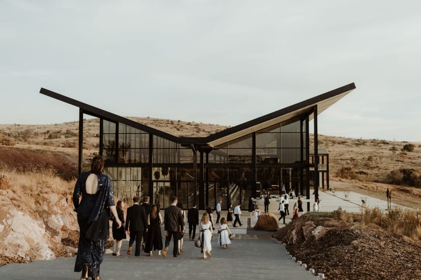Modern Poortjie Venue in Beaurain, perfect for weddings and corporate events.