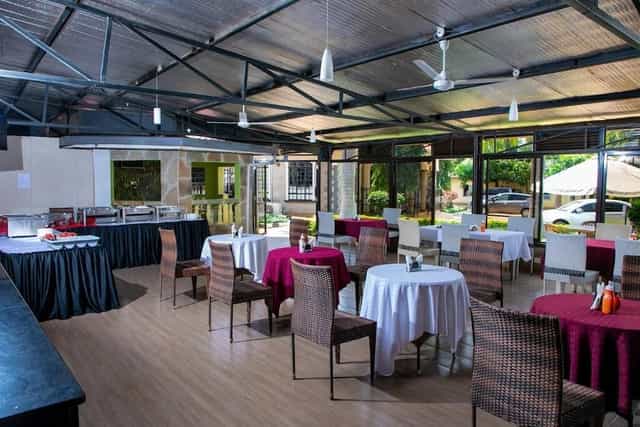 Modern conference room at Siaya County Club, ideal for corporate meetings and events.
