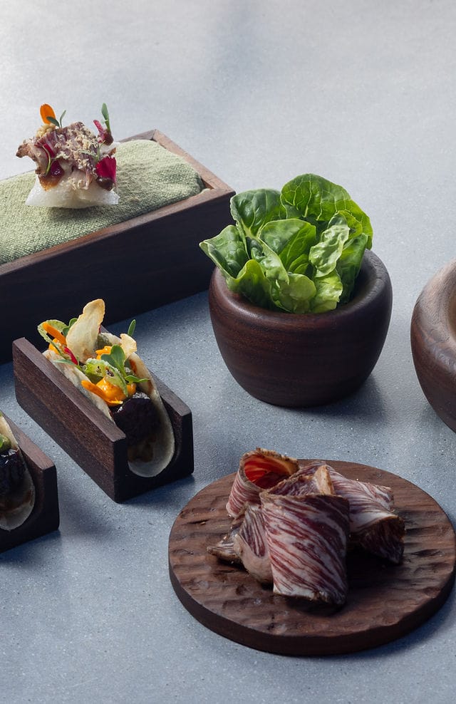 Elegant catering with gourmet appetizers in La Colombe Group for upscale events.