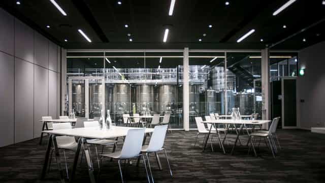Elegant Grand Hall at Hazendal Wine Estate, ideal for corporate events and networking.