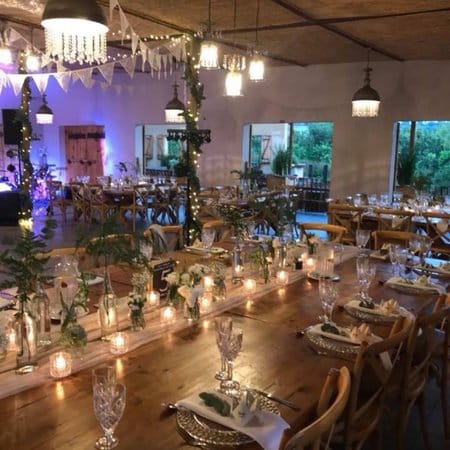 Elegant buffet hall in Cradle Valley, ideal for weddings and corporate dinners.