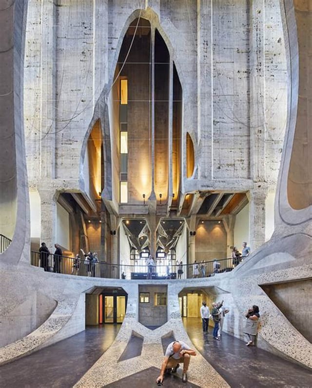 Atrium at Zeitz Museum: modern venue with natural light for conferences and gatherings