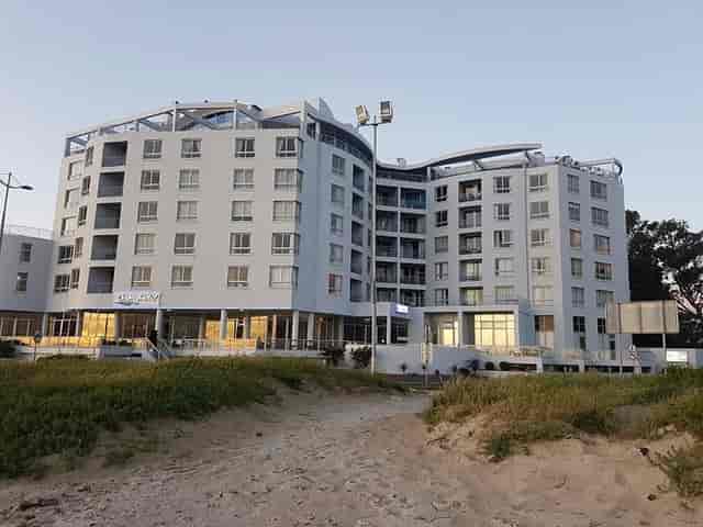 Modern beachfront conference center in Ocean Breeze Hotel for events and meetings.