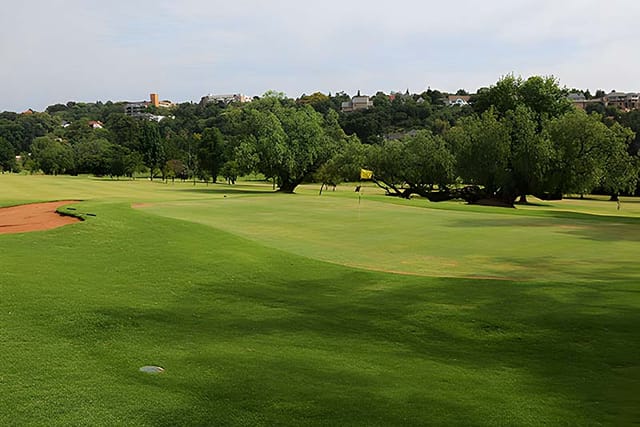 Alt tag: Lush golf course bar, ideal for corporate retreats and networking events
