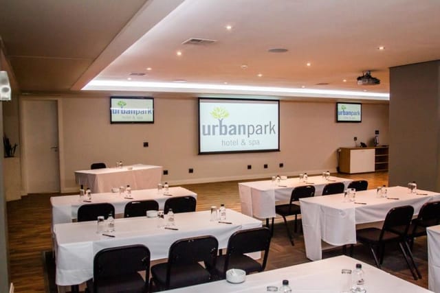 Marula Ballroom at Urban Park Hotel, equipped conference room for meetings and events.