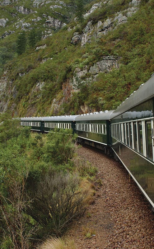 Events Train in Rovos Rail, scenic venue for corporate retreats and immersive experiences.