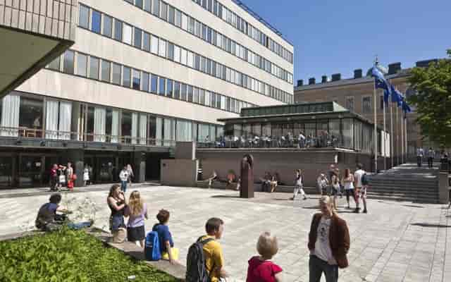 Lecture room PIII, University of Helsinki: modern venue for networking and events.