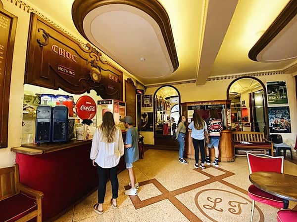 Vintage concession area in The Labia Theatre, perfect for nostalgic events and gatherings.