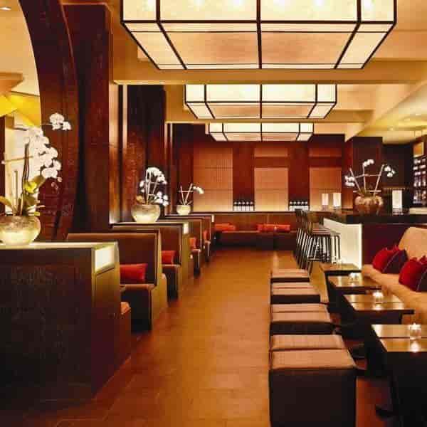 Elegant lounge at Nobu Cape Town, perfect for networking events and meetings.