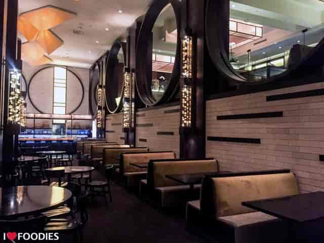 Elegant restaurant interior in Nobu Cape Town for upscale corporate events.