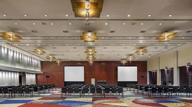 Grand Ballroom in The Westin Cape Town, spacious conference room for corporate events.