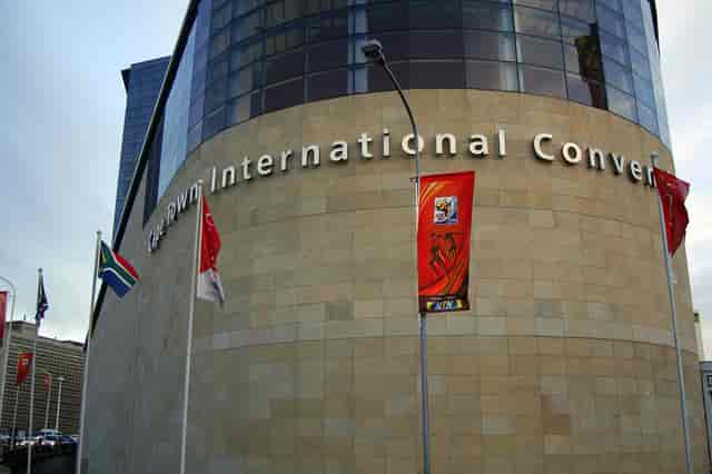 Cape Town International Convention Centre with modern architecture, perfect for global events.