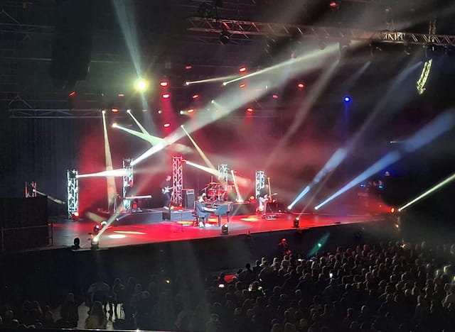 Jackson Hall GrandWest: vibrant band performance setup for live concerts and corporate events.
