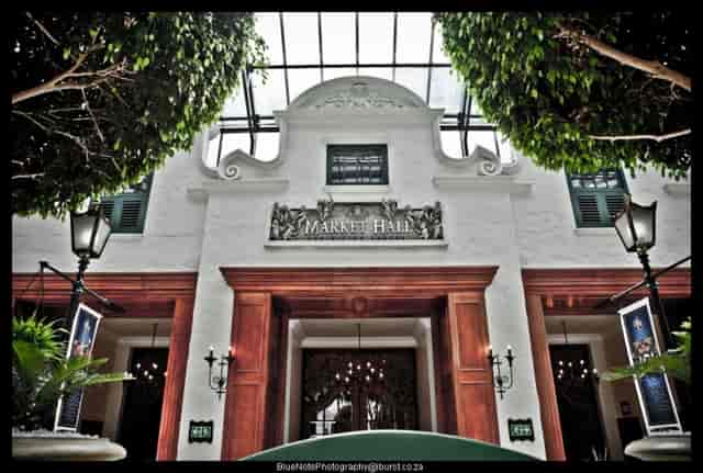 Elegant entrance of Good Hope Suites, ideal for upscale events in GrandWest.