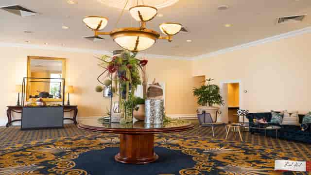 Elegant Ballroom lobby at The Table Bay, perfect for meetings and events.