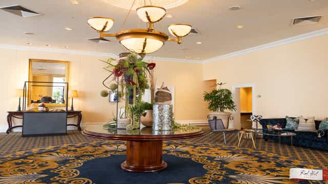 Elegant Ballroom lobby at The Table Bay, perfect for meetings and events.
