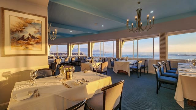 Elegant dining room at The Blue Peter Hotel, ideal for intimate events and meetings.