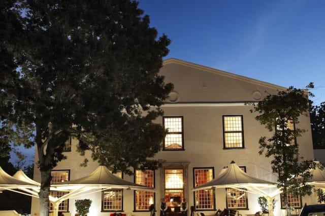 Elegant Incognito restaurant at The Alphen, perfect for upscale events and gatherings.