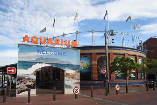 Tranquility venue at Two Oceans Aquarium with coastal imagery for corporate events.