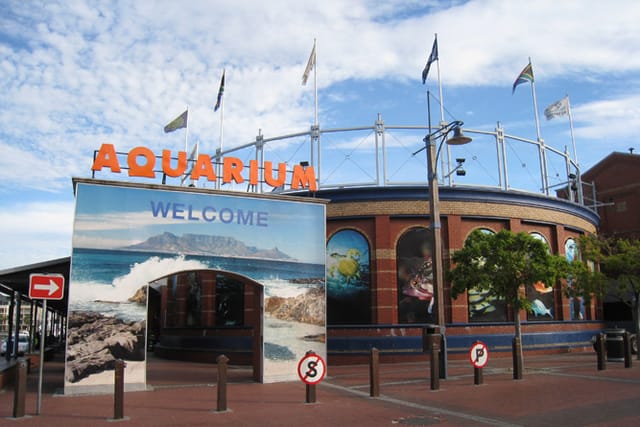 Tranquility venue at Two Oceans Aquarium with coastal imagery for corporate events.