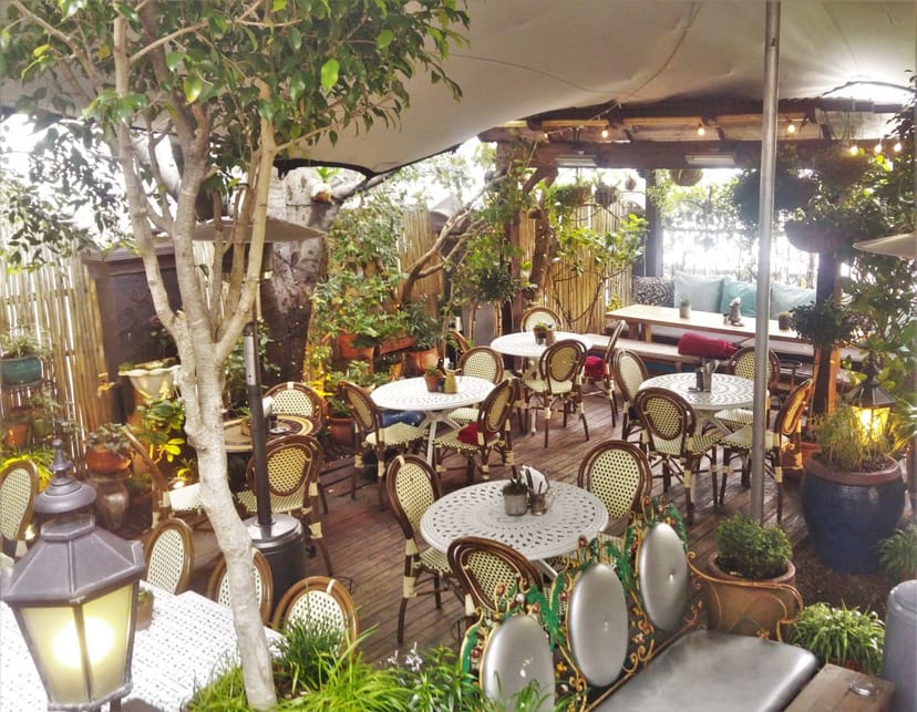 Cozy garden venue in Kloof Street for intimate gatherings and events.
