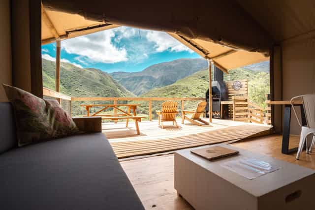 Africamps Boutique Tents in Pat Busch Mountain Reserve, ideal for meetings and retreats.