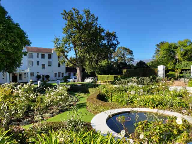 Camphor venue at Hohenort Hotel with lush gardens, ideal for weddings and corporate retreats.