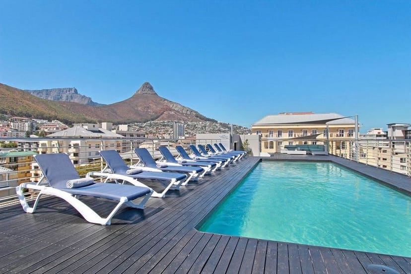 Rooftop pool at The Hyde All Suite Hotel, perfect for outdoor networking events.