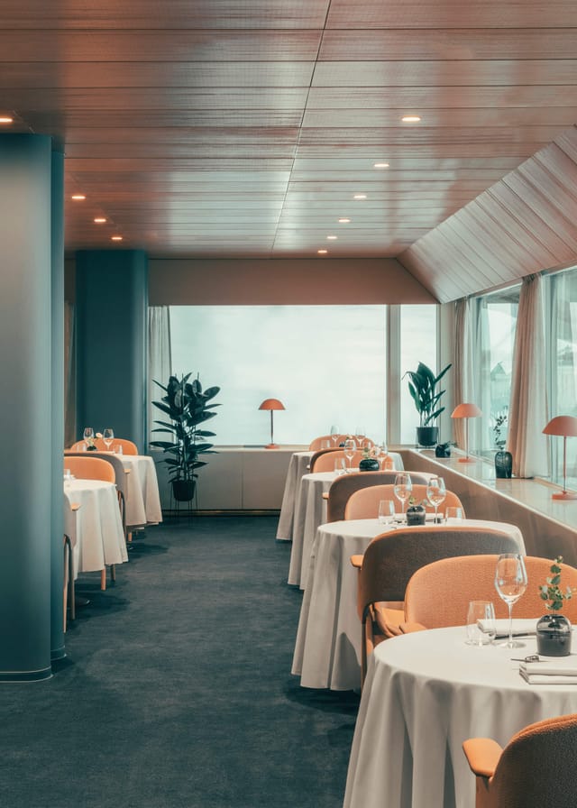 Elegant dining space at Palace Restaurant, perfect for intimate events and networking.