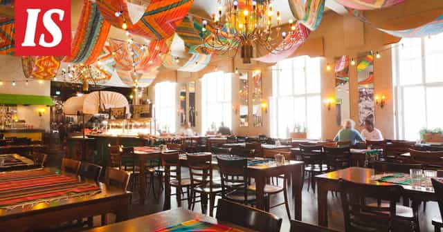 Vibrant Cantina West restaurant with colorful decor for events and casual dining.