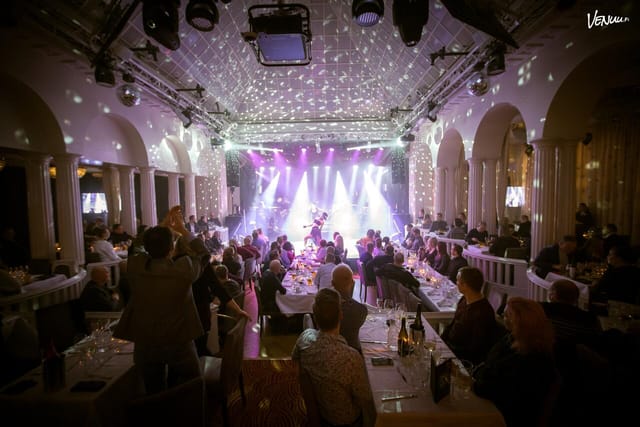 Vibrant event space at Fennia Salonki, Casino Helsinki, perfect for corporate events.