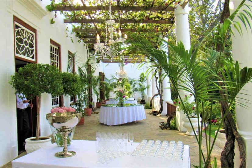 Elegant outdoor event space in Welgemeend, perfect for weddings and garden parties.