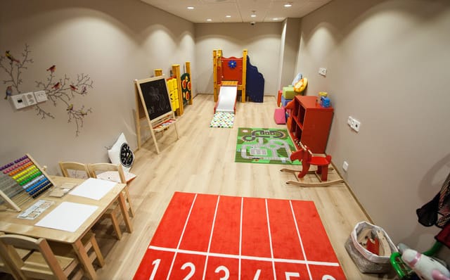 Children's playroom in Scandic Meilahti for family-friendly conferences and events.