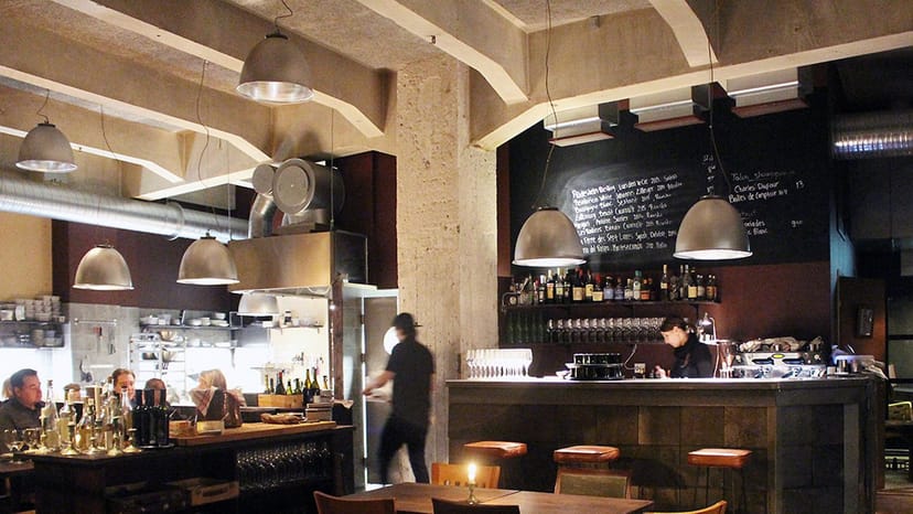 Stylish Bistro with warm ambiance, ideal for intimate gatherings and corporate events.