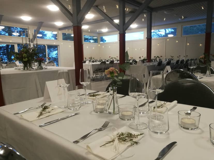 Elegant event space in Neuvotteluhuone, Hietsun Paviljonki, perfect for gatherings and dining.