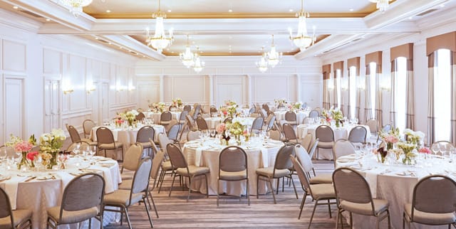 Elegant banquet room at Belmond Mount Nelson Hotel, ideal for weddings and corporate events.