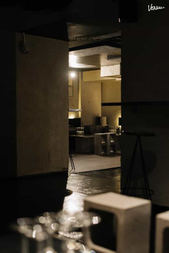 "Modern Cellar Venue at Café Esplanad, perfect for intimate gatherings and networking."